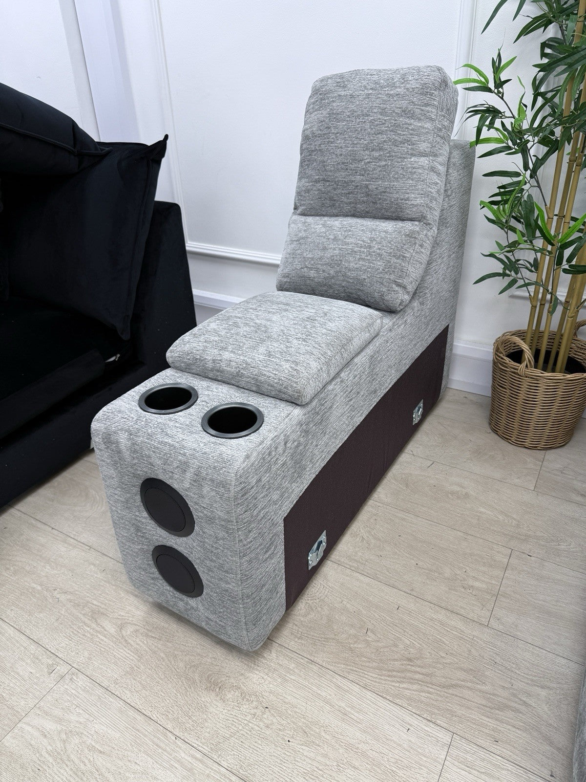 DFS Steller Storage Speaker Console Unit In Mist Grey