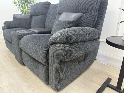 La-Z-Boy New Tamla 2 Seater Power Recliner Headrest Lumbar With Console Unit