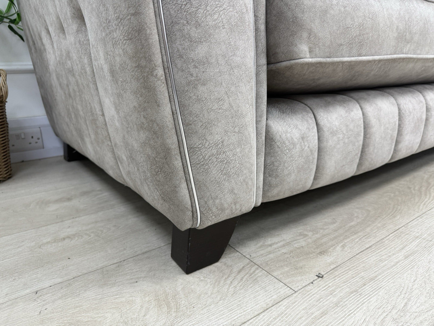 DFS Cherished Grande 4 Seater Sofa In Oatmeal Combination