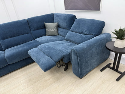Furniture Village Flex Corner Sofa Bed With Power Recliner & Storage Arms