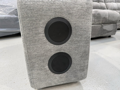 DFS Steller Bluetooth Speaker Storage Cup Holder Console Unit In Grey Mist