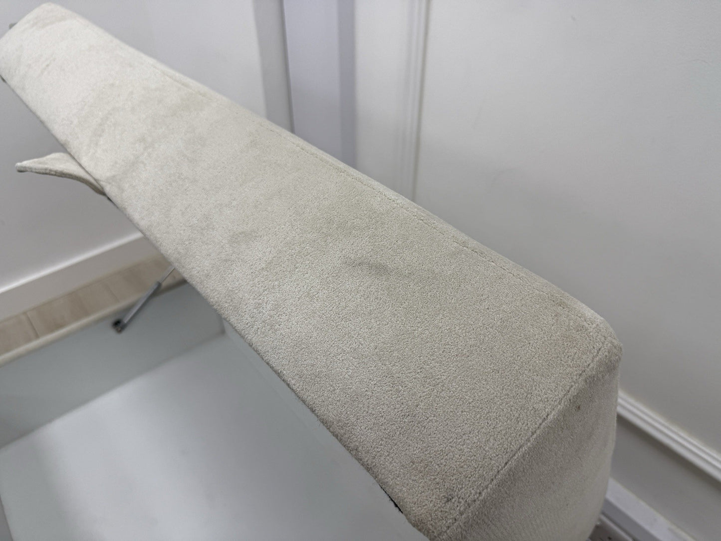 DFS Alani Large Storage Footstool In Cream Fabric
