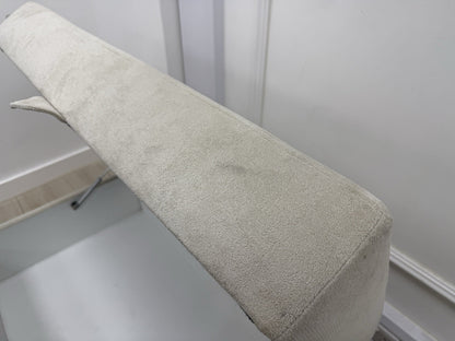 DFS Alani Large Storage Footstool In Cream Fabric