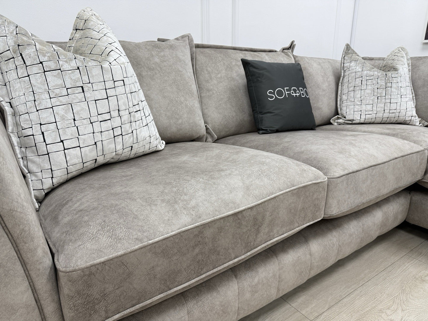 DFS Cherished Corner Sofa In Oatmeal LHF