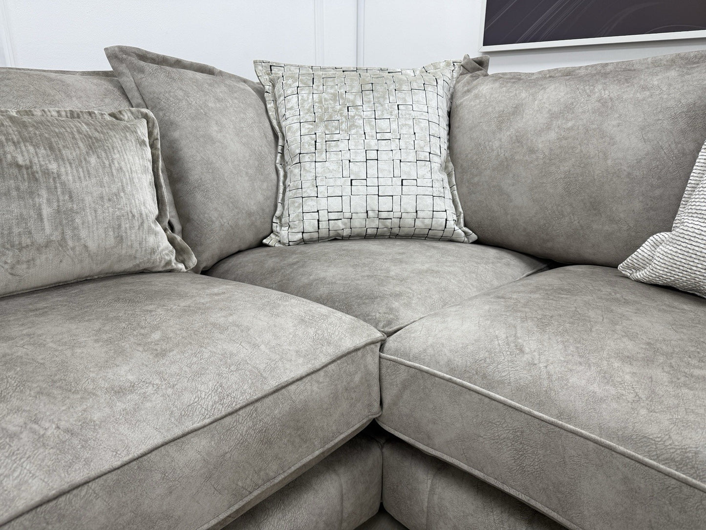 DFS Cherished Corner Sofa In Oatmeal