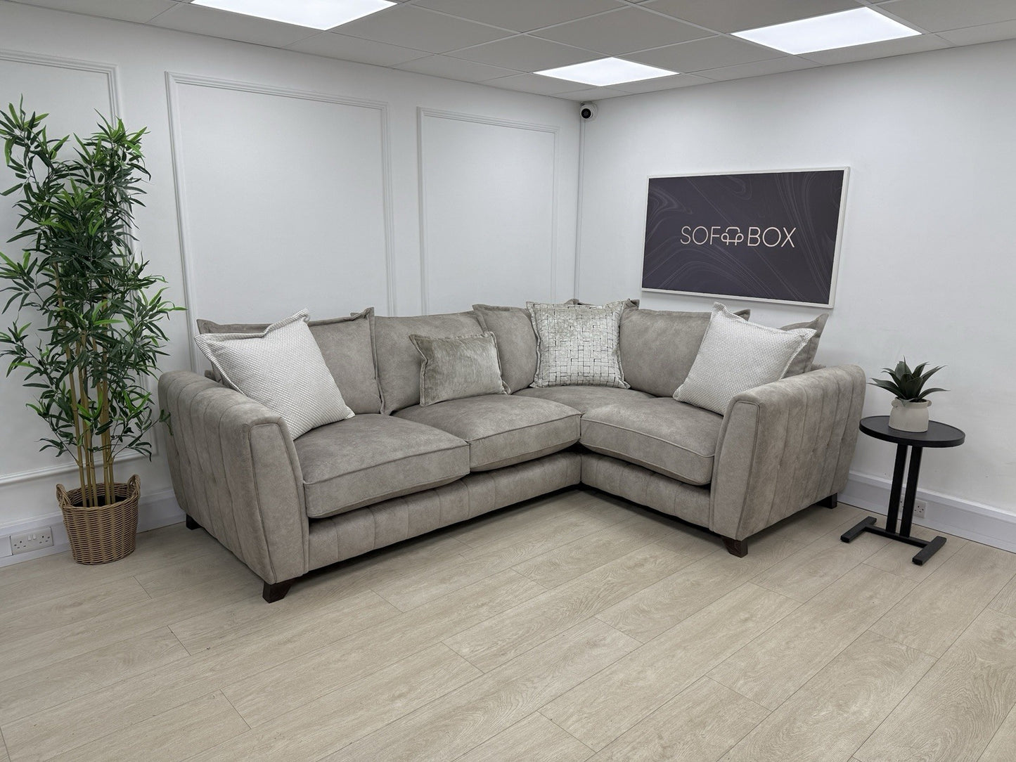 DFS Cherished Corner Sofa In Oatmeal