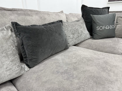 DFS Devine Corner Sofa In Grey