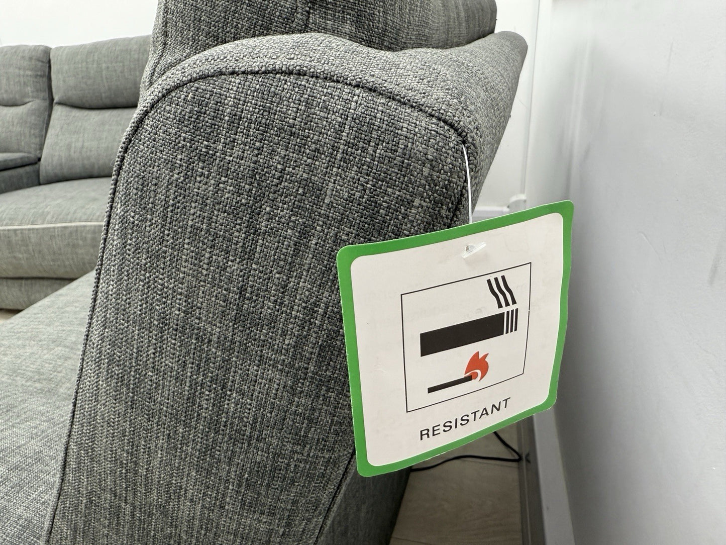DFS Trek Power Recliner Corner Sofa In Charcoal