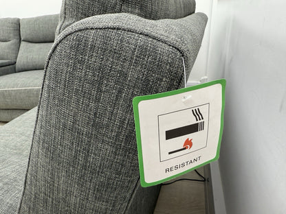 DFS Trek Power Recliner Corner Sofa In Charcoal