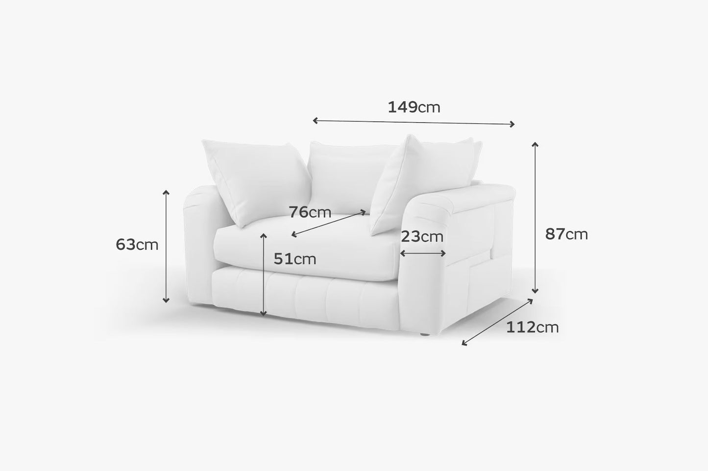 Sofology The Westwood 4 Seater Sofa, Loveseat & Footstool In Silver Chenille