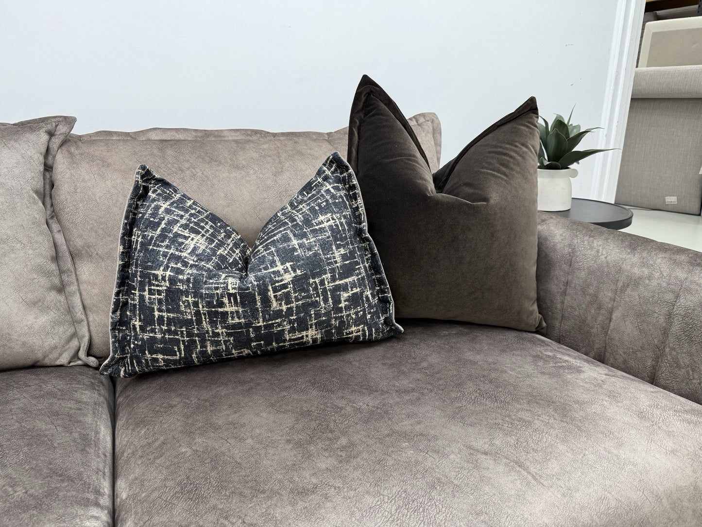 DFS Devine Corner Sofa In Chocolate