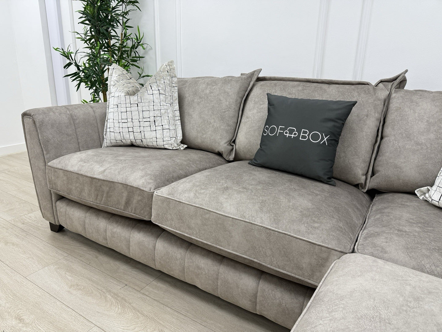 DFS Cherished Corner Sofa In Oatmeal LHF