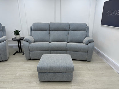 G Plan Kingsbury 3 Seater Curved Sofa & Chair Set Recliner/Lumbar/Headrest