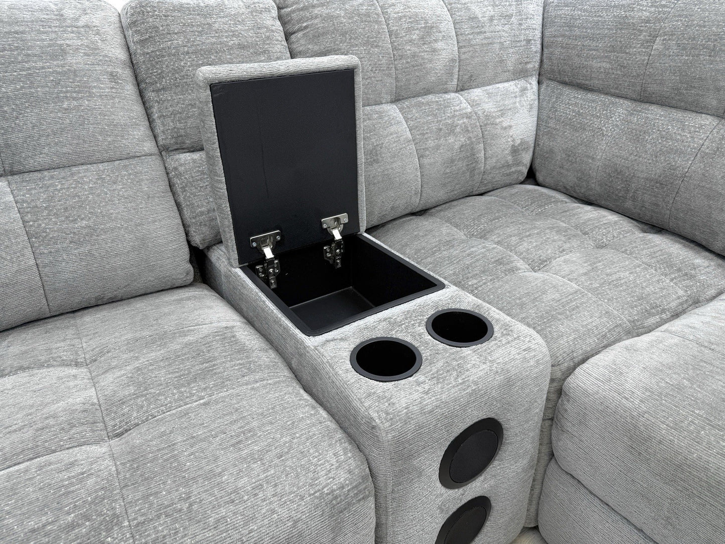 DFS Steller Corner Sofa In Mist Grey