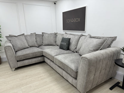 DFS Cherished Corner Sofa In Grey RHF