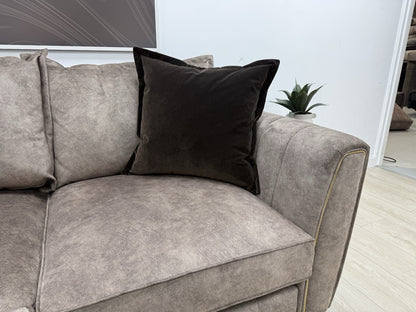 DFS Cherished Corner Sofa In Chocolate LHF