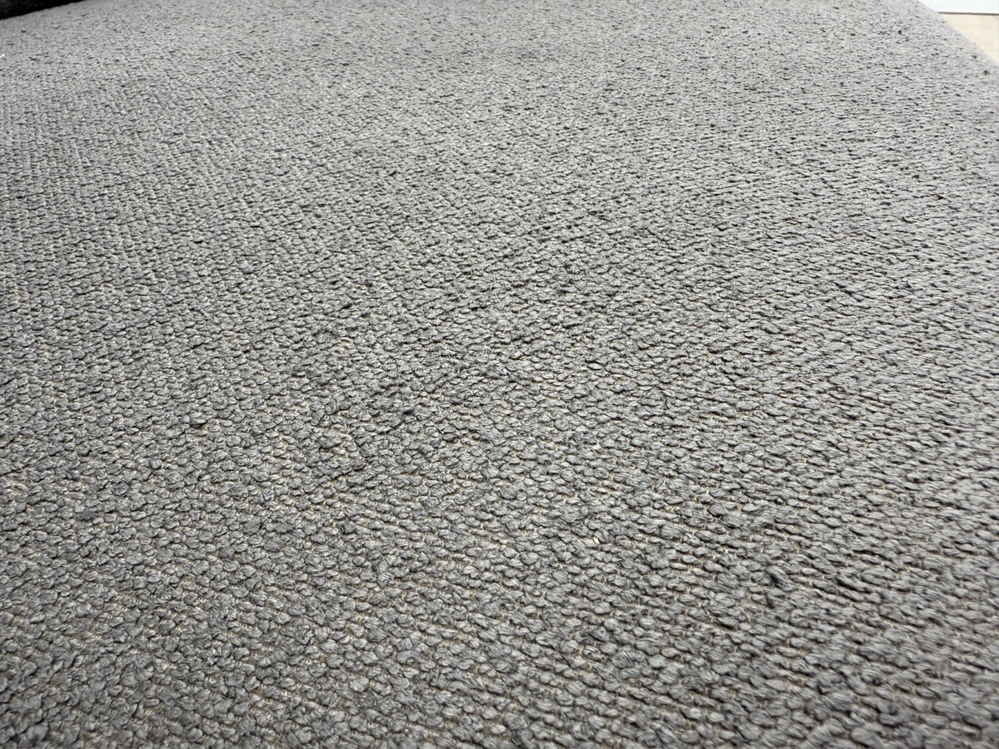 DFS Calix 3 Seater Sofa In Grey Bouclé Fabric