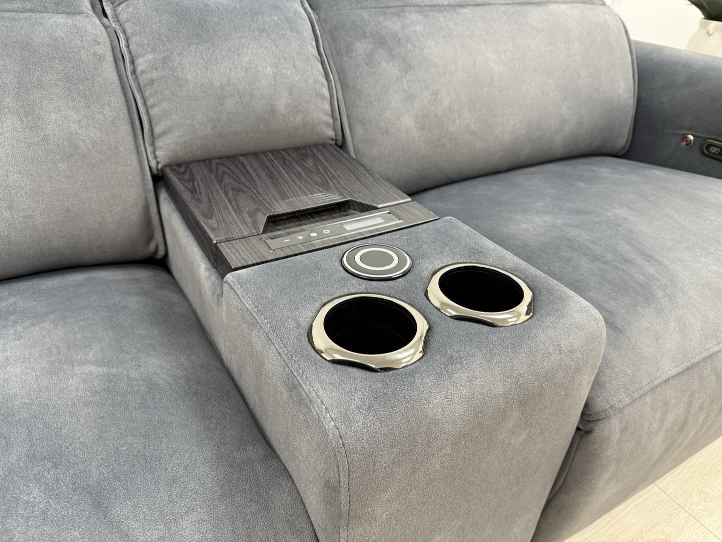 Sofology Premiere 2.5 Seater Power Recliner/Headrest/Heated Sofa