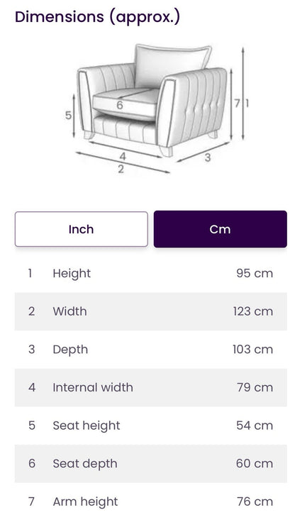 DFS Cherished 3 Seater Sofa, Chair & Footstool Set In Oatmeal