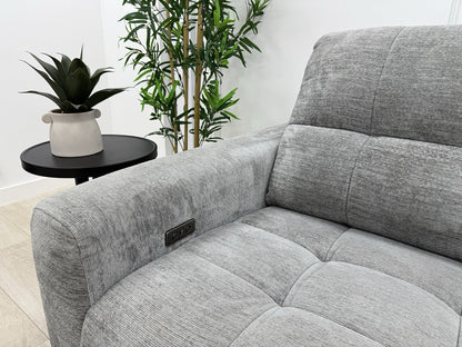 DFS Steller Motion Recliner Corner Sofa In Grey Mist