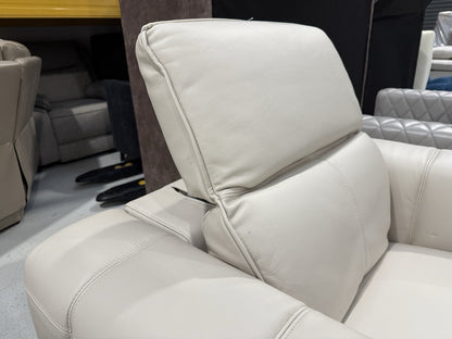 DFS Alivia Power Recliner Chair In Borelli Frost Leather