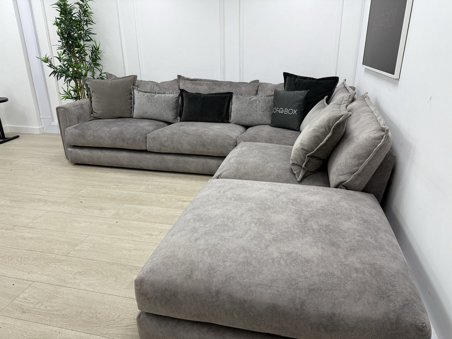DFS Devine Corner Sofa In Grey