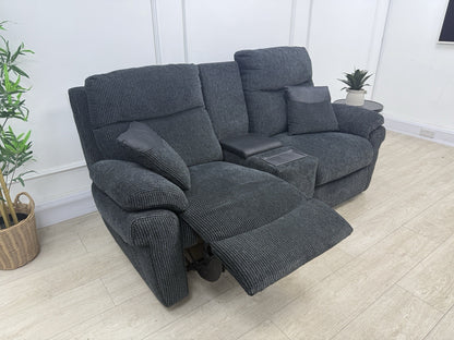 La-Z-Boy New Tamla 2 Seater Power Recliner Headrest Lumbar With Console Unit