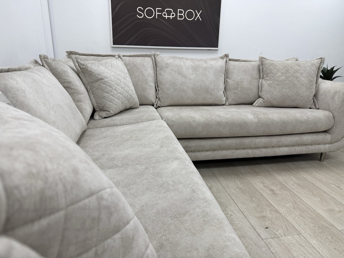 DFS Lavencia Corner Sofa In Cream