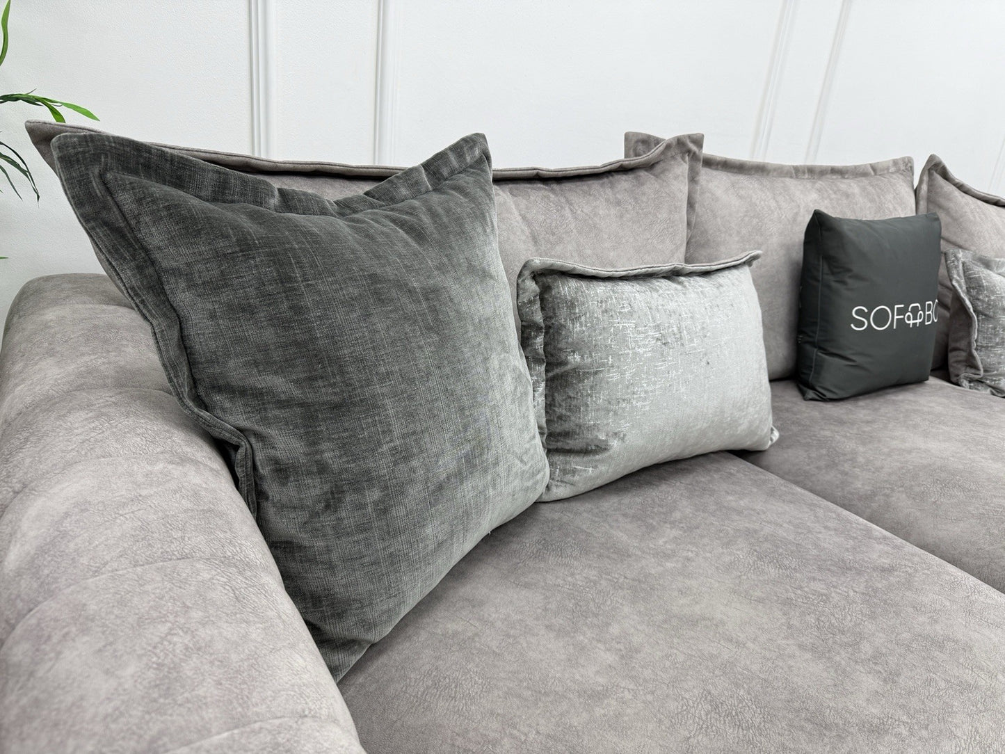 DFS Devine Corner Sofa In Grey