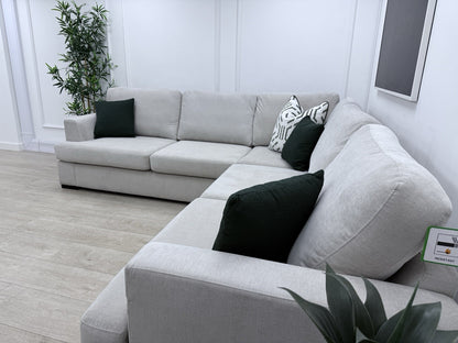 DFS Freya Corner Sofa 2c2 In Silver
