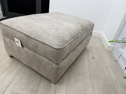 DFS Cherished Storage Footstool In Oatmeal