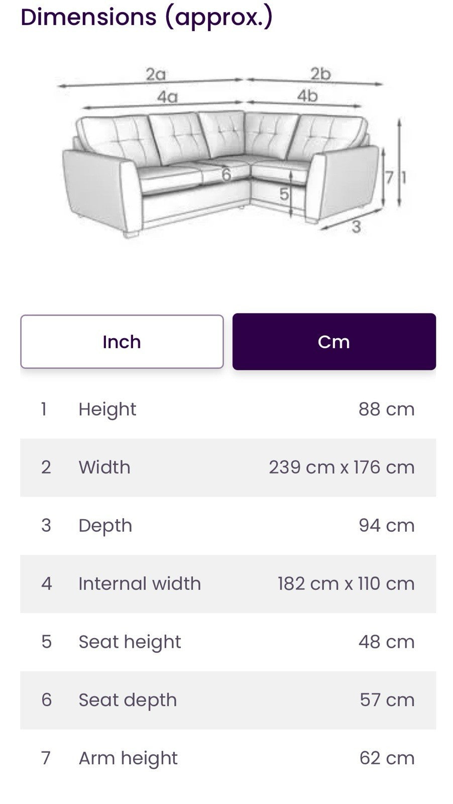 DFS Kian Corner Sofa In Grey Velvet