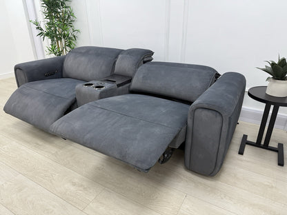 Sofology Premiere 2.5 Seater Power Recliner/Headrest/Heated Sofa