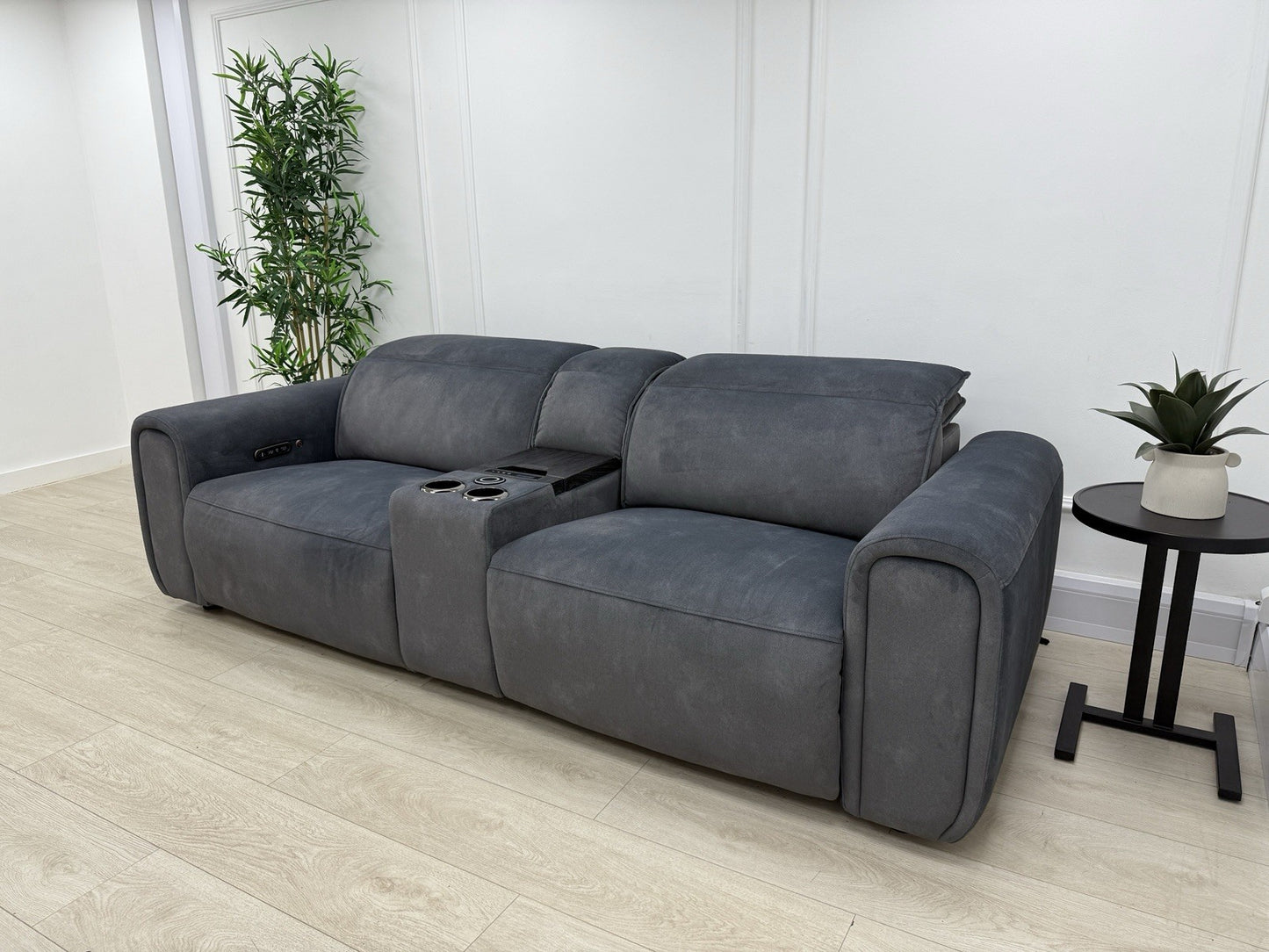 Sofology Premiere 2.5 Seater Power Recliner/Headrest/Heated Sofa