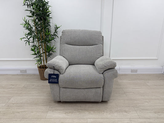 La-Z-Boy Tamla Manual Reclining Rocking Armchair In Silver