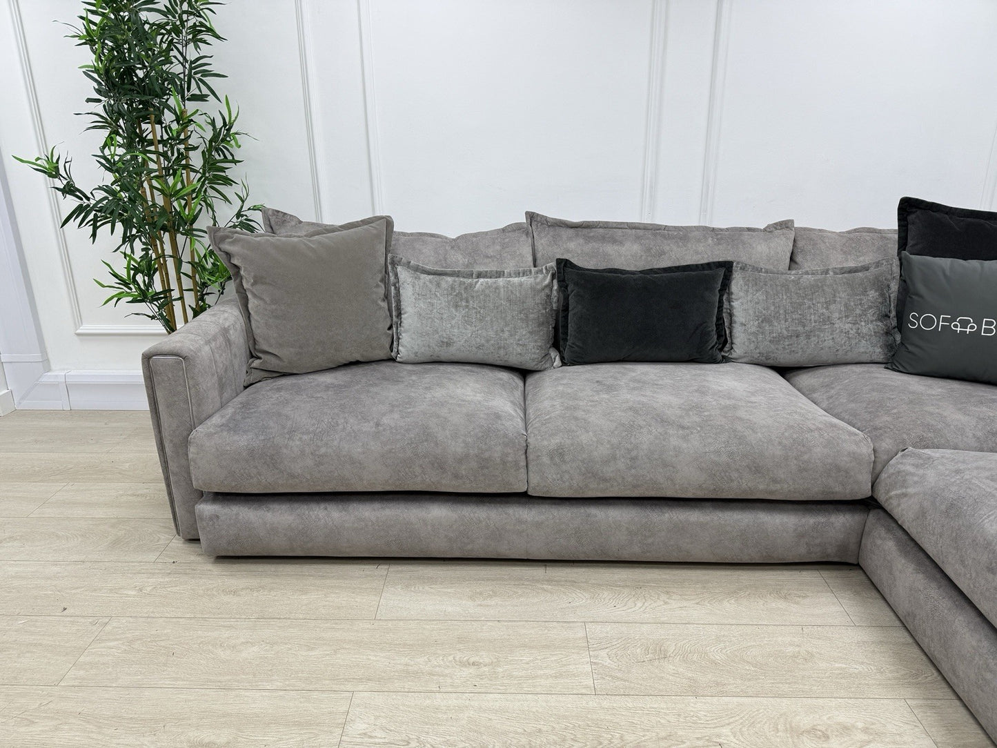 DFS Devine Corner Sofa In Grey