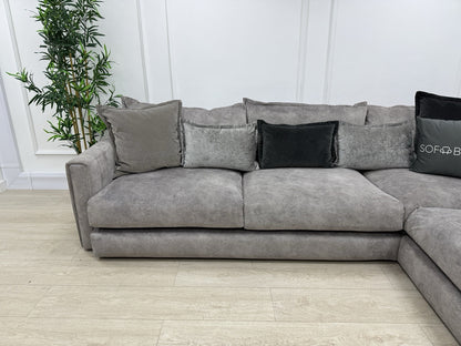 DFS Devine Corner Sofa In Grey