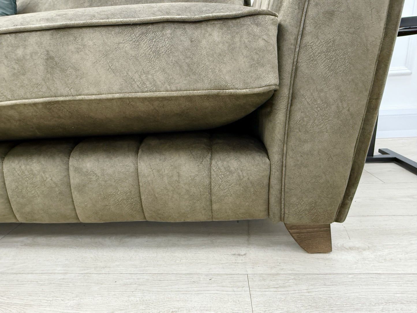 DFS Cherished 4 Seater Sofa In Sage Self Piped Combination