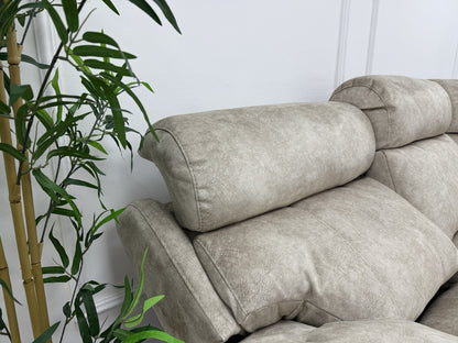 Furniture Village Moreno Power Recliner Corner Sofa In Cream Fabric