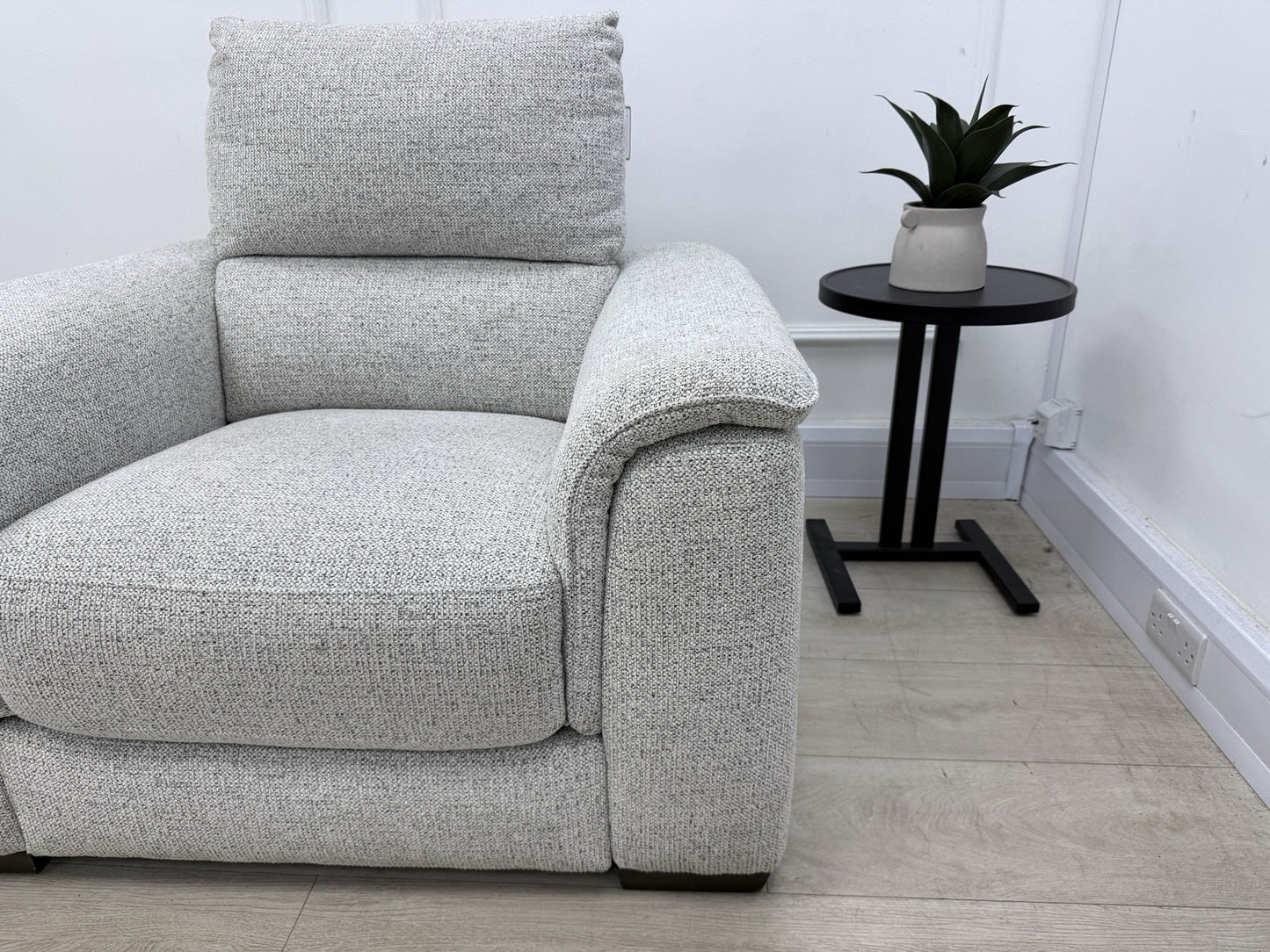 DFS Arwen Fixed Armchair In Oyster Fabric