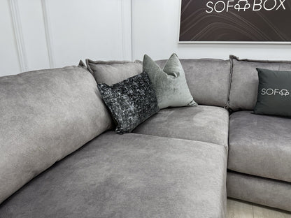 DFS Devine Corner Sofa In Light Grey
