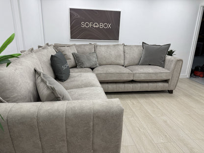 DFS Cherished Corner Sofa In Oatmeal