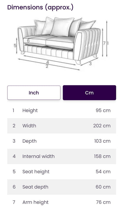 DFS Cherished 3 Seater Sofa, Chair & Footstool Set In Oatmeal