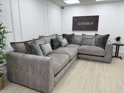 DFS Devine Corner Sofa In Grey