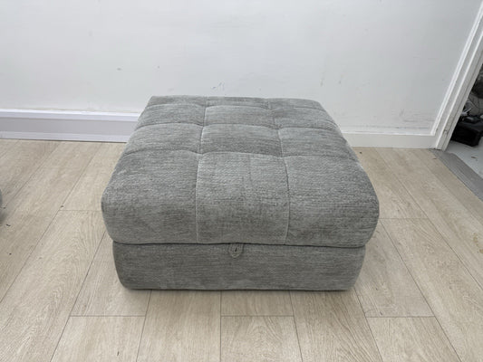 DFS Steller Storage Footstool In Mist Grey