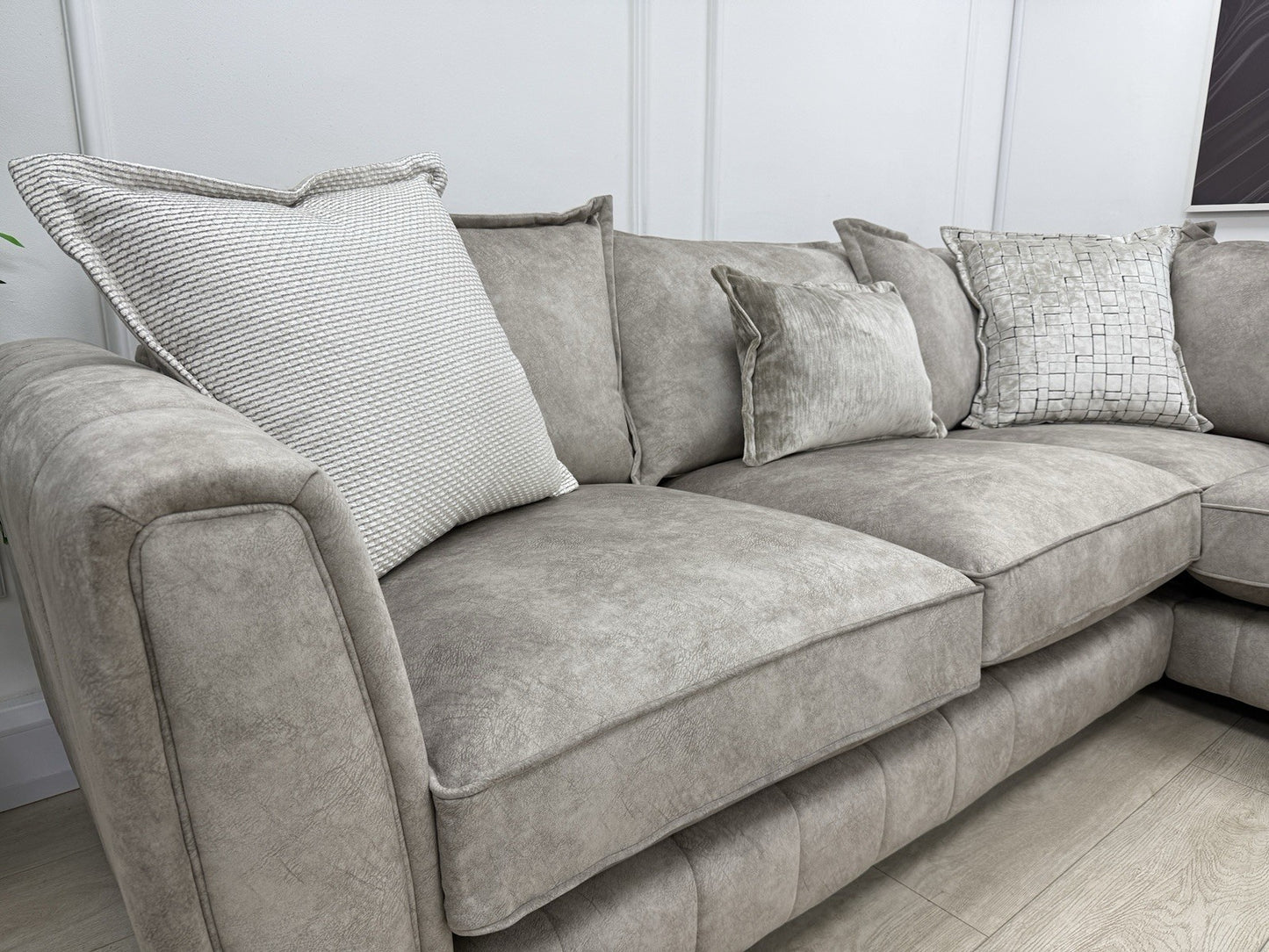 DFS Cherished Corner Sofa In Oatmeal