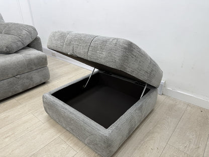 DFS Steller Storage Footstool In Mist Grey
