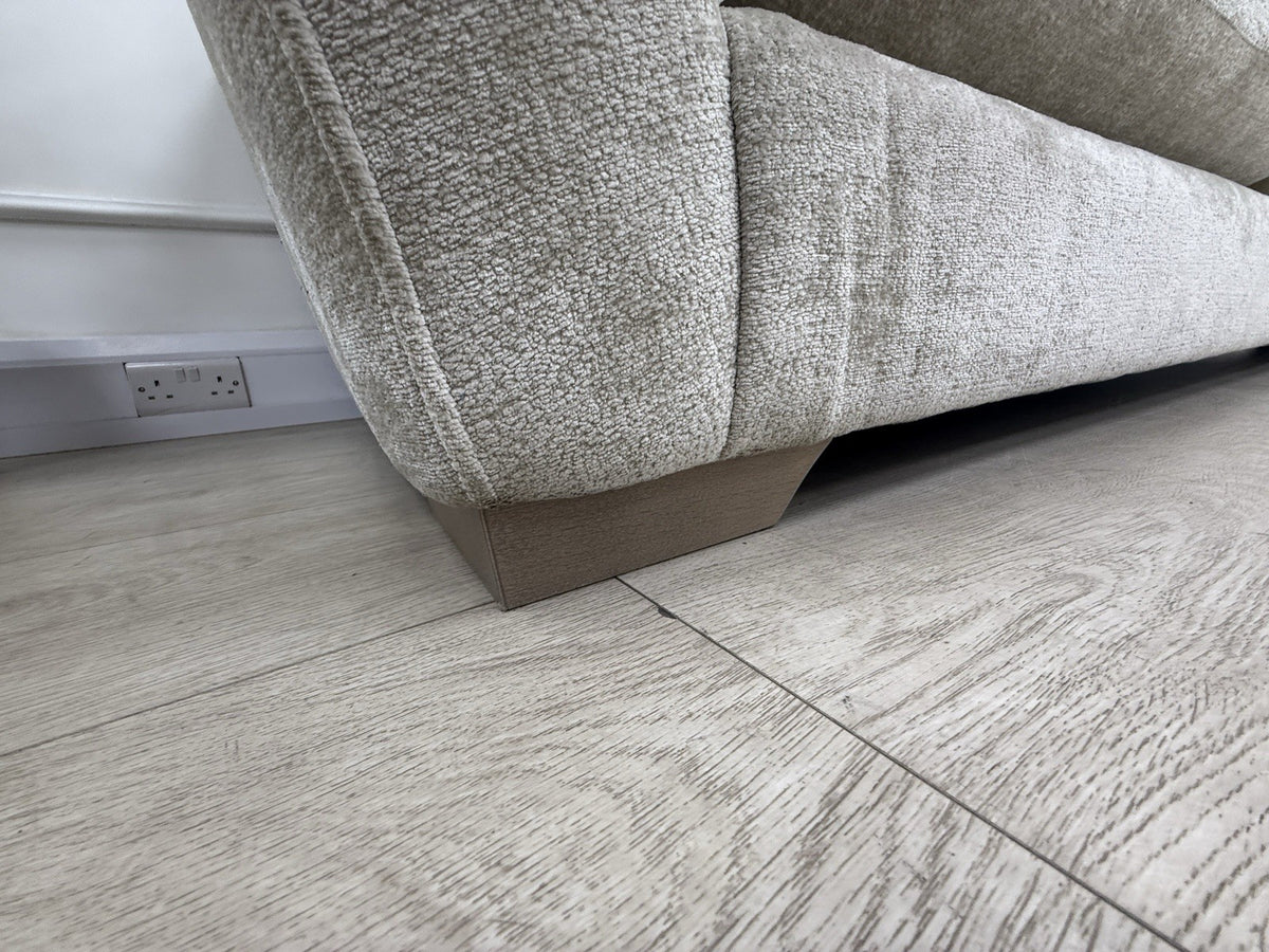 DFS Dunstable Grand Designs 4 Seater Sofa In Natural Luxe Chenille