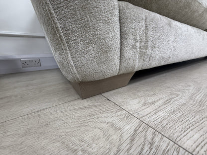 DFS Dunstable Grand Designs 4 Seater Sofa In Natural Luxe Chenille