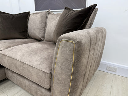 DFS Cherished Corner Sofa In Chocolate LHF